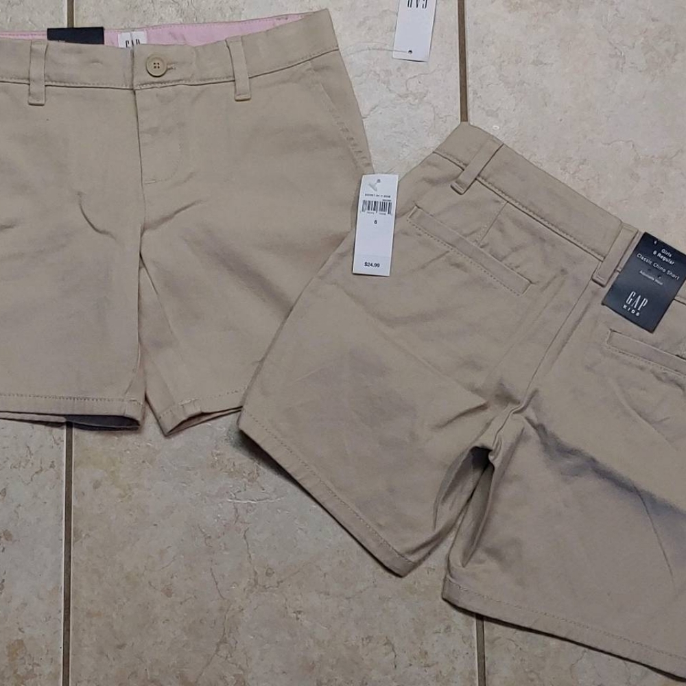 GAP Girls Chino Shorts Sz 10 - School Uniform